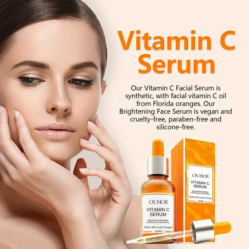 1.01oz Vitamin C Face Serum - With Retinol, Niacinamide, Jojoba Oil & Vitamin E-Facial Rejuvention