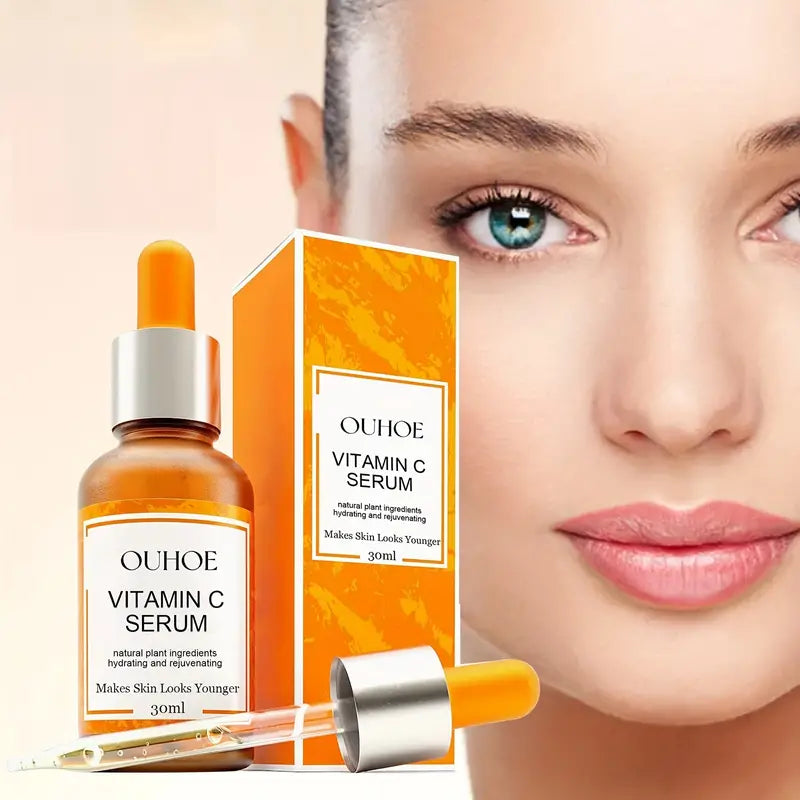 1.01oz Vitamin C Face Serum - With Retinol, Niacinamide, Jojoba Oil & Vitamin E-Facial Rejuvention